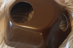 Tan-gloss-steering-column-shroud