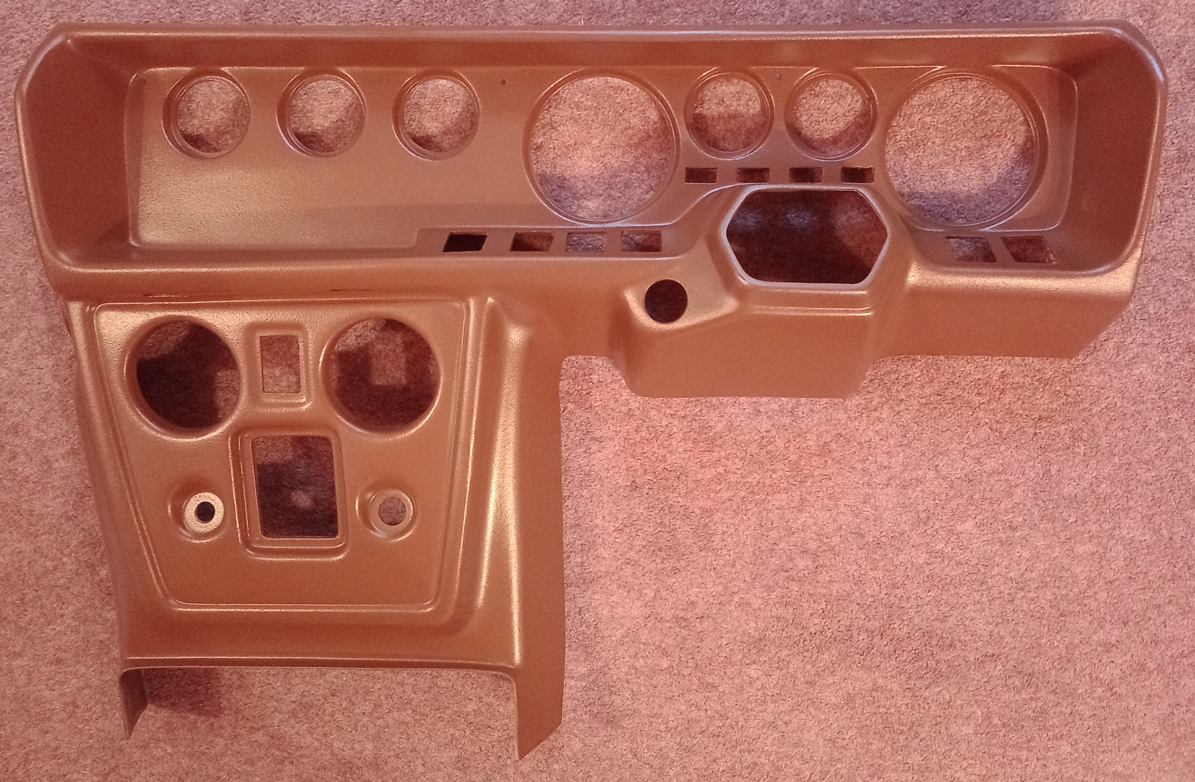 Fawn brown Raptor dashboard